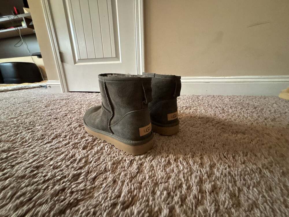 UGG Classic Mini II Boots in Moss Green Suede